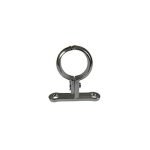 Chrome Screw On Pipe Brackets - 15mm